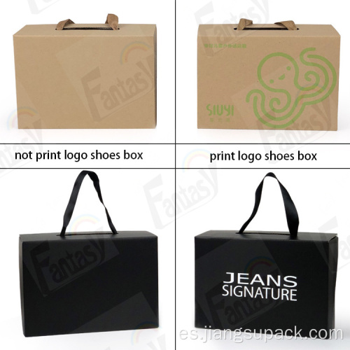 Caja de embalaje de papel de zapato impreso personalizado